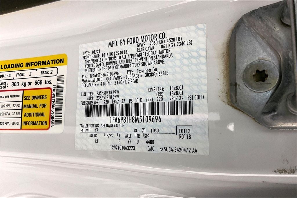 2021 Ford Mustang EcoBoost Premium