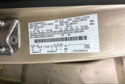 2018 Ford Escape Titanium