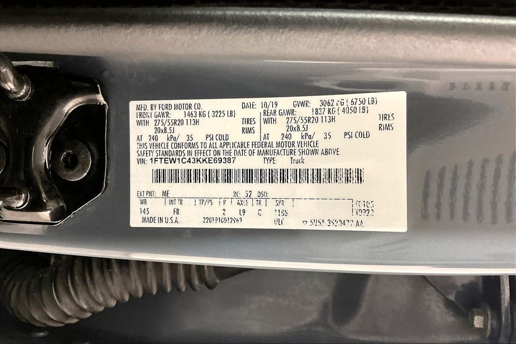 2019 Ford F-150 XLT