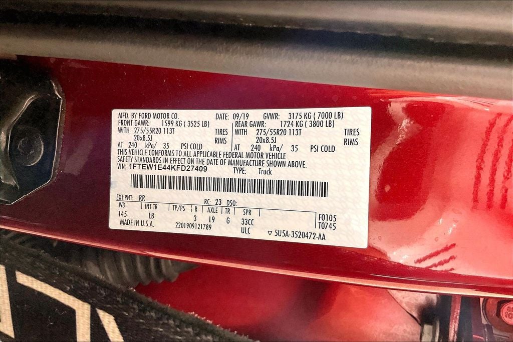 2019 Ford F-150 Lariat