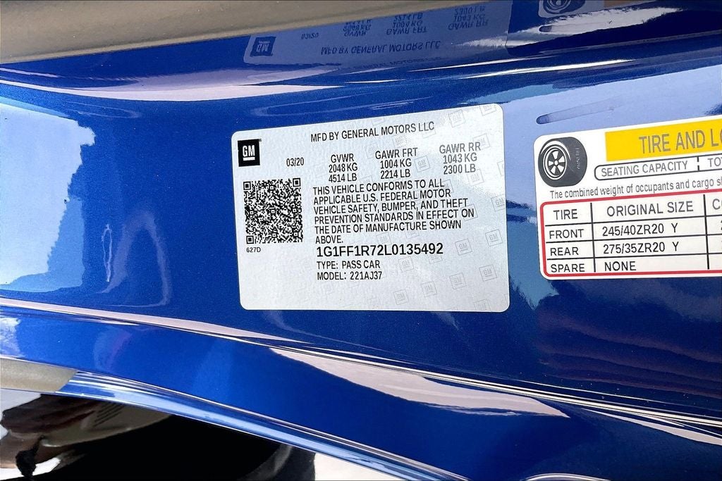 2020 Chevrolet Camaro SS 1SS