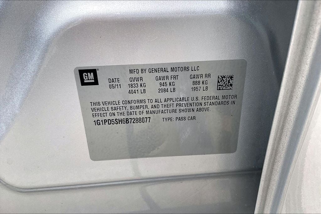 2011 Chevrolet Cruze LS