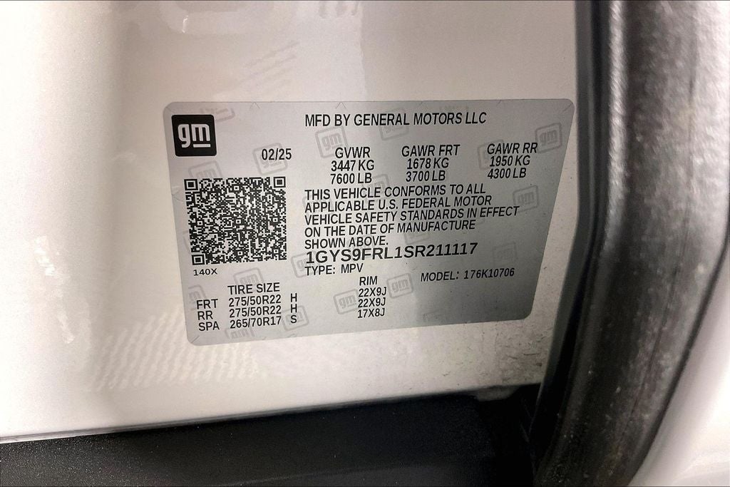 2025 Cadillac Escalade Sport