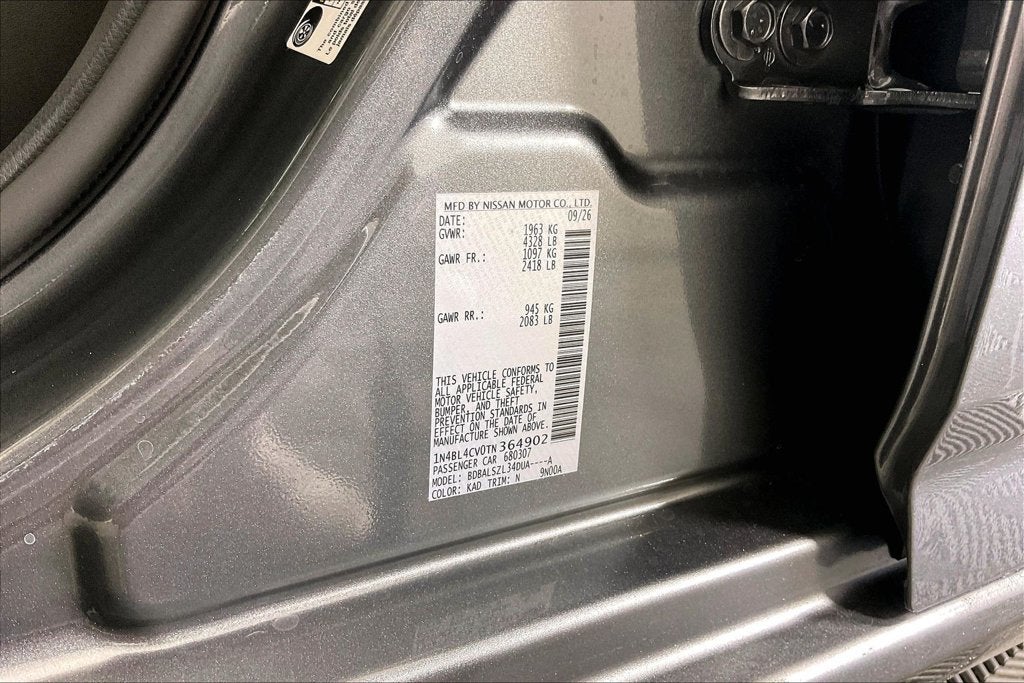 2026 Nissan Altima 2.5 SR