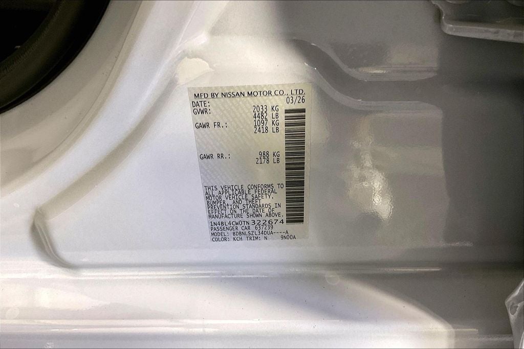 2026 Nissan Altima SR