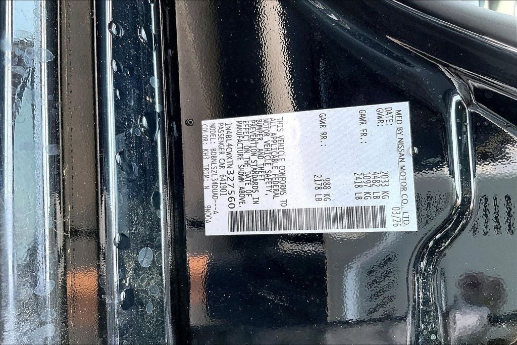 2026 Nissan Altima SR Midnight Edition®