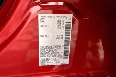 2026 Nissan Altima SV