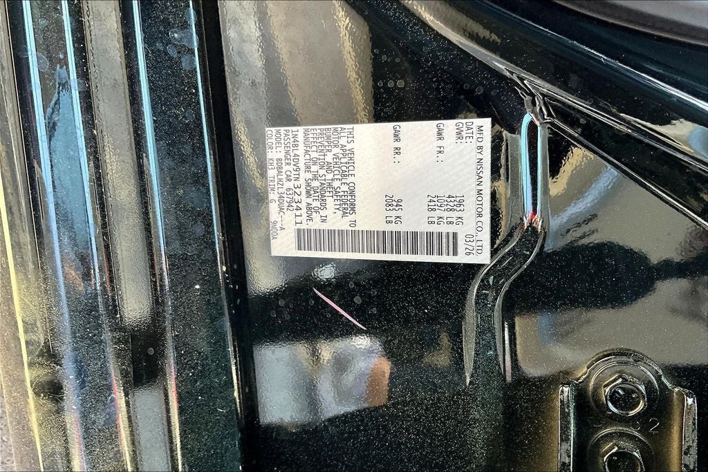 2026 Nissan Altima SV Special Edition