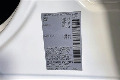 2024 Nissan Altima 2.5 SV