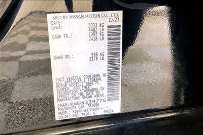 2024 Nissan Altima 2.5 SV