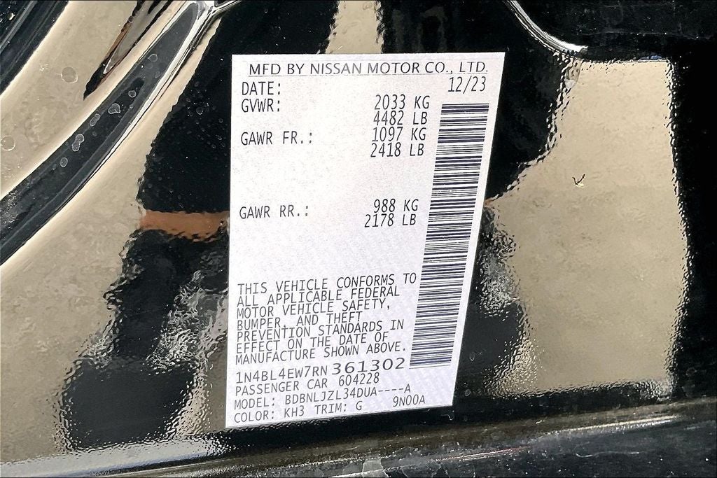 2024 Nissan Altima 2.5 SL