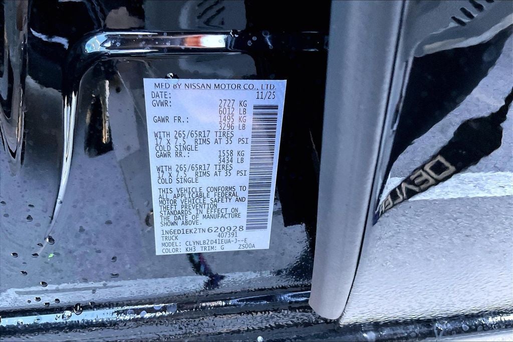 2026 Nissan Frontier Crew Cab SV