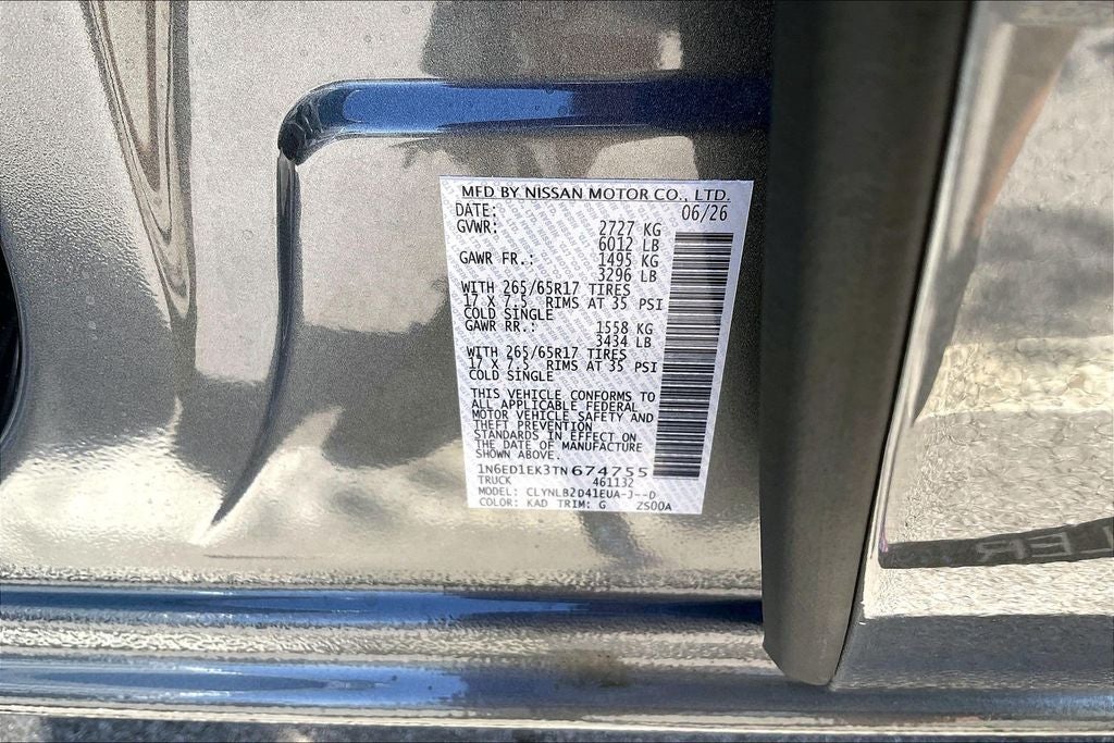 2026 Nissan Frontier Crew Cab SV