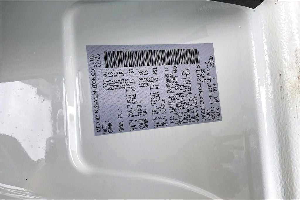 2026 Nissan Frontier Crew Cab PRO-4X®