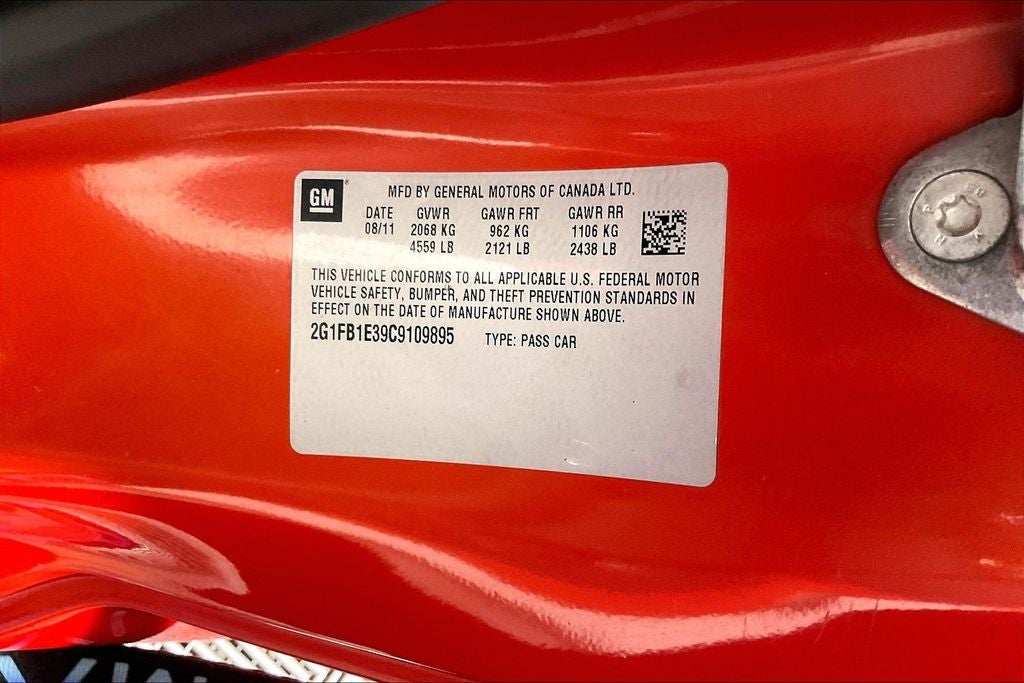 2012 Chevrolet Camaro 1LT