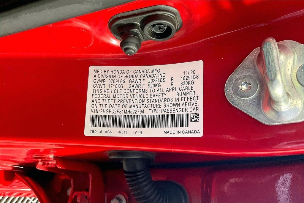 2021 Honda Civic Sport
