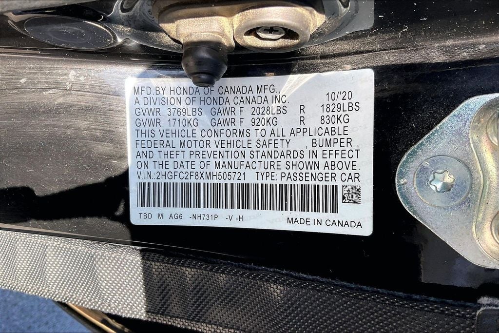 2021 Honda Civic Sport