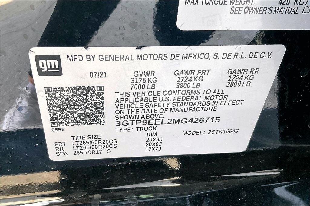 2021 GMC Sierra 1500 AT4