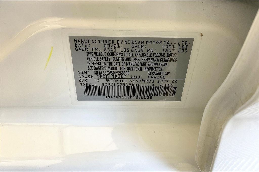 2021 Nissan Sentra SV