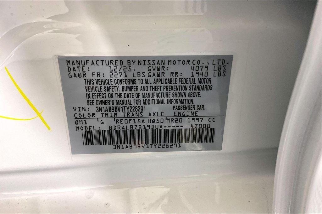 2026 Nissan Sentra S