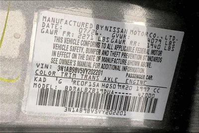 2027 Nissan Sentra S