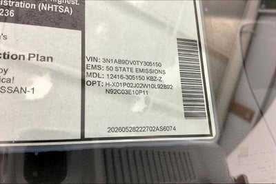 2026 Nissan Sentra SR