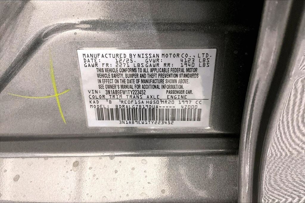 2026 Nissan Sentra SL