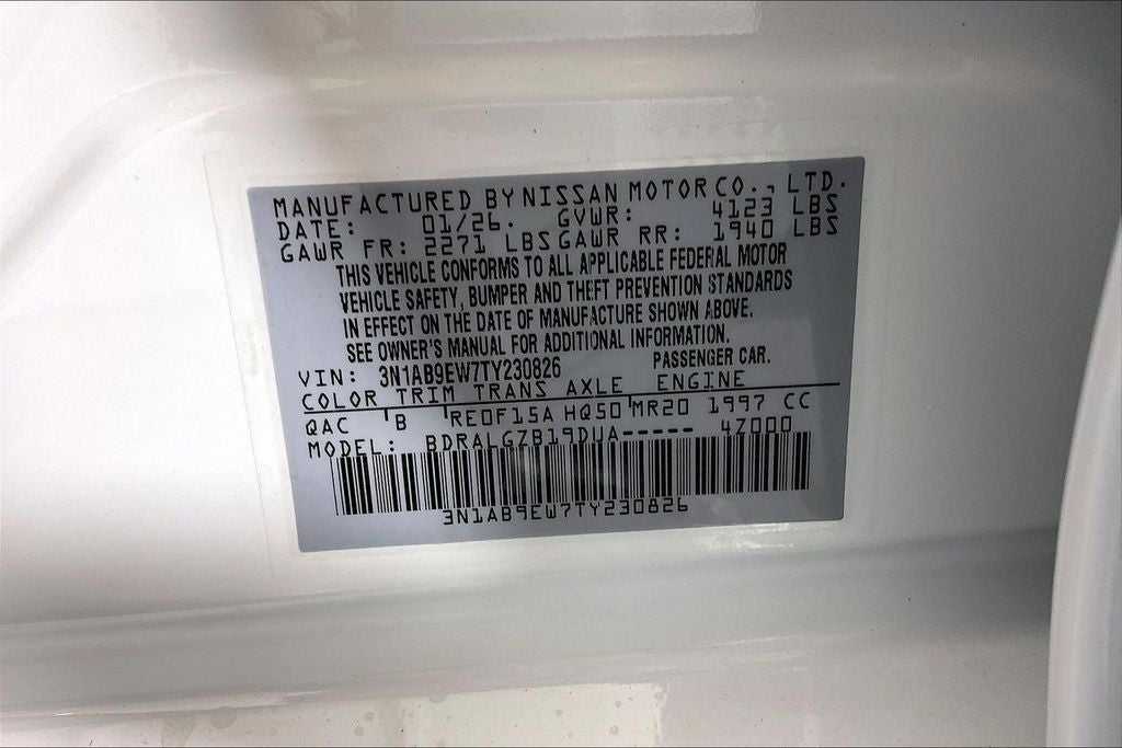 2026 Nissan Sentra SL