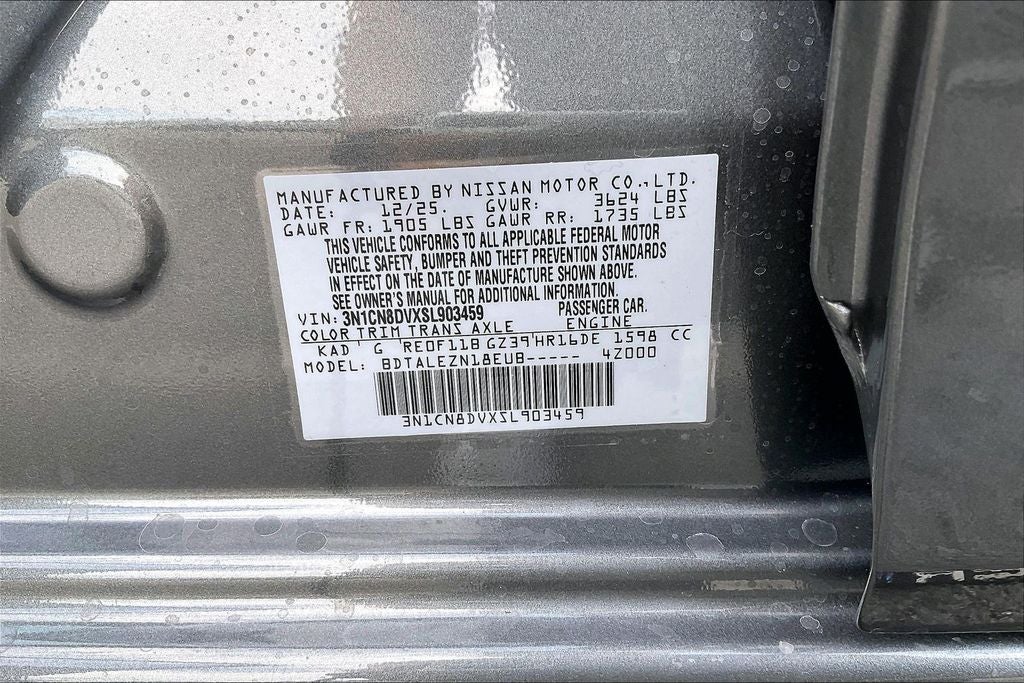 2025 Nissan Versa S