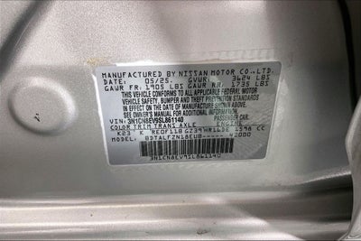 2025 Nissan Versa 1.6 SV