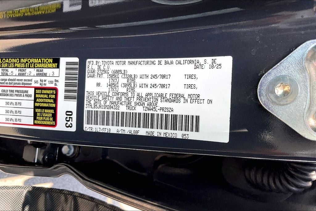 2025 Toyota Tacoma SR5