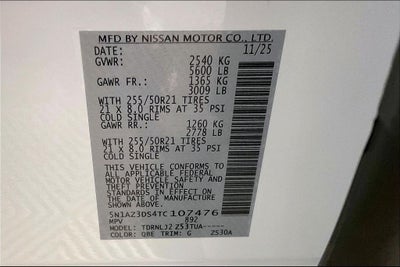 2026 Nissan Murano Platinum