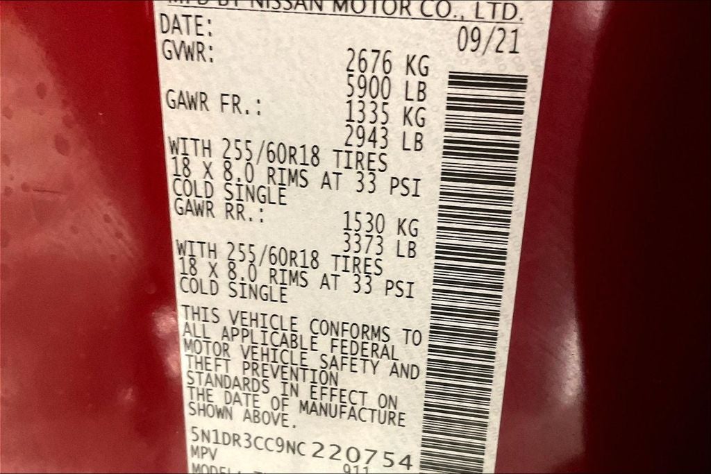 2022 Nissan Pathfinder SL