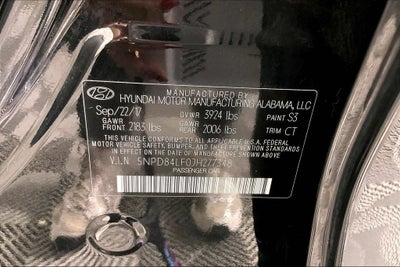 2018 Hyundai Elantra Value Edition