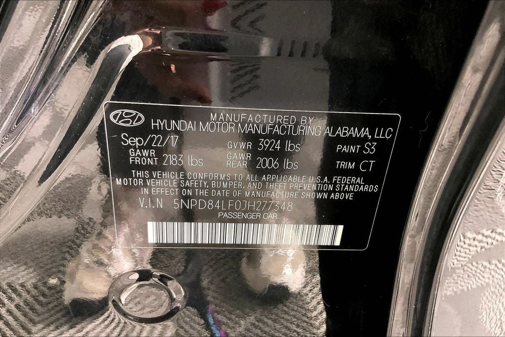 2018 Hyundai Elantra Value Edition