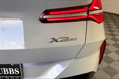 2025 BMW X3 30 xDrive