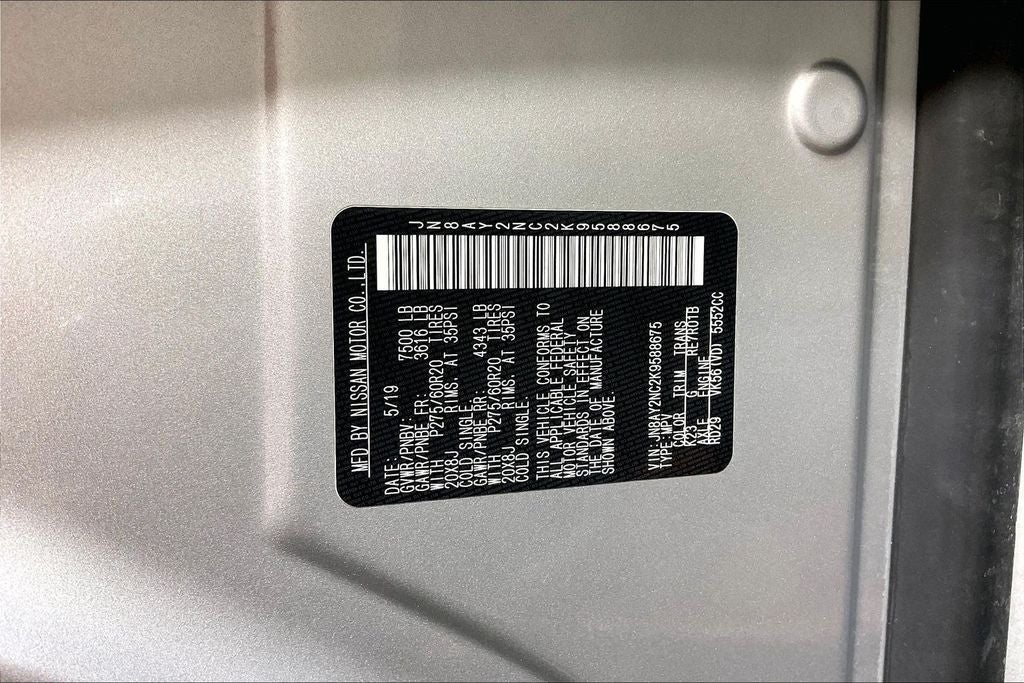 2019 Nissan Armada SL