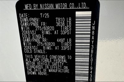 2026 Nissan Armada SL