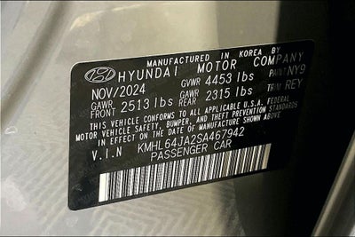 2025 Hyundai Sonata SEL