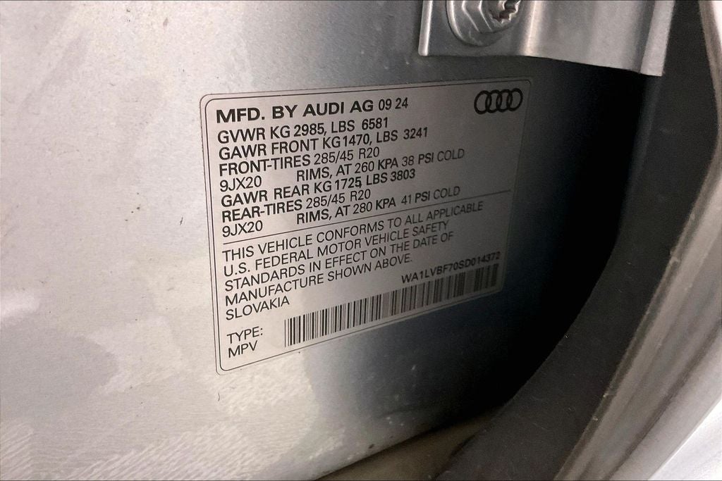 2025 Audi Q7 55 Premium Plus quattro