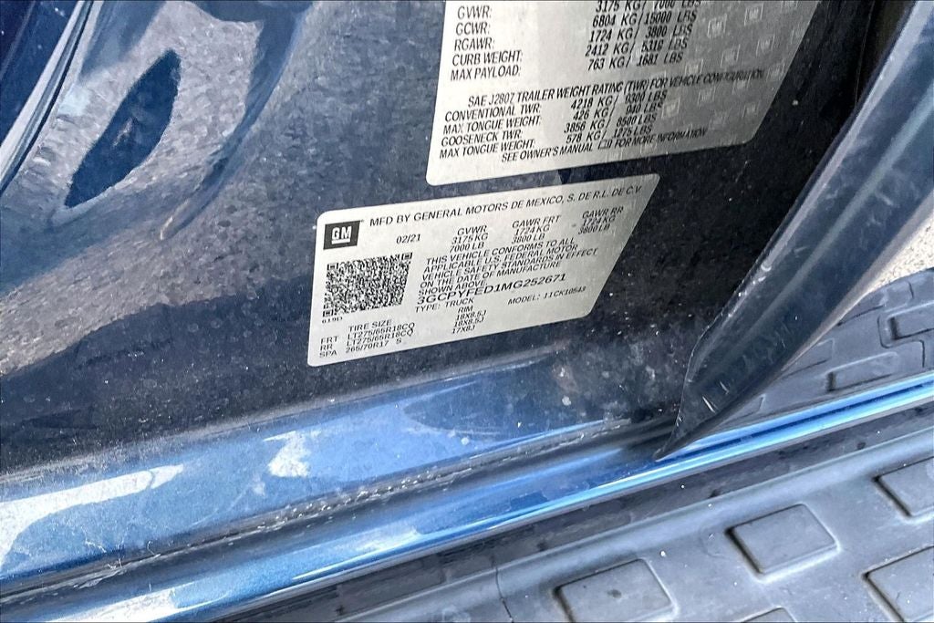2021 Chevrolet Silverado 1500 LT Trail Boss