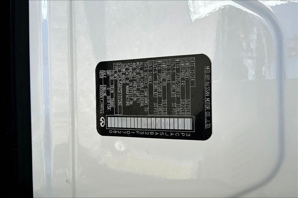 2025 INFINITI QX50 PURE