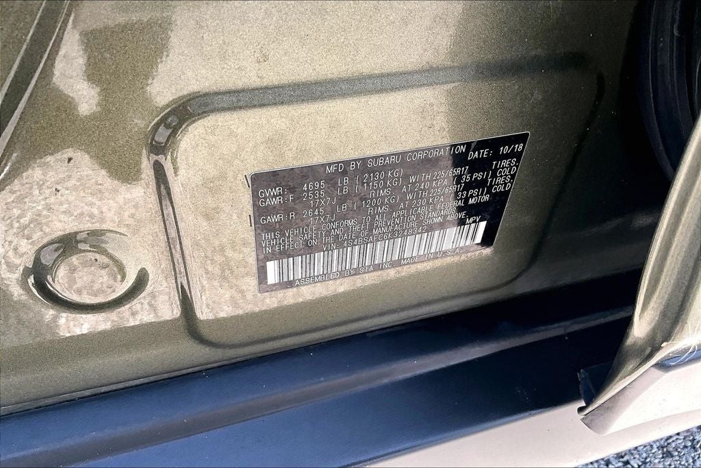 2019 Subaru Outback 2.5i Premium