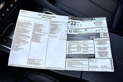 2027 INFINITI QX65 SPORT