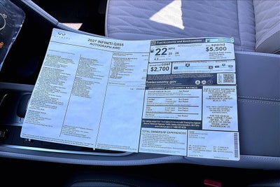 2027 INFINITI QX65 AUTOGRAPH