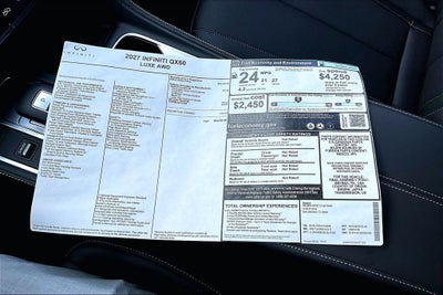 2027 INFINITI QX60 LUXE