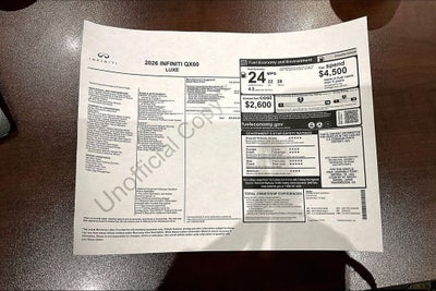 2026 INFINITI QX60 LUXE
