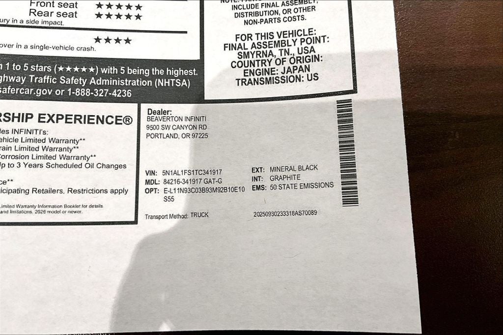 2026 INFINITI QX60 LUXE