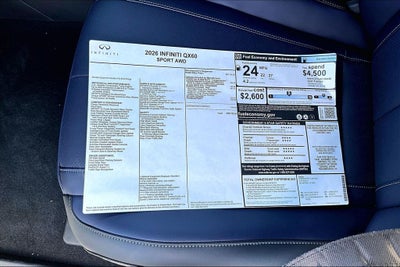 2026 INFINITI QX60 SPORT