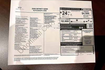 2026 INFINITI QX60 Autograph